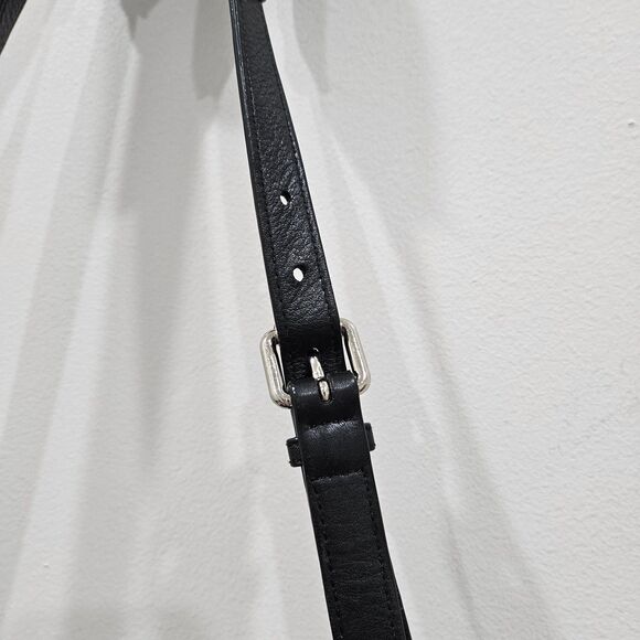 BURBERRY Abbey Quilted Black Nylon Diaper Tote Bag Leather Trim Crossbody Luxury - Picture 9 of 16